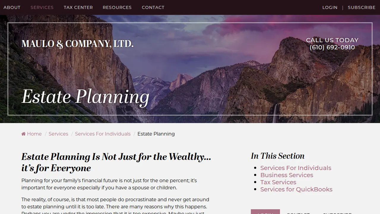 Maulo & Company, Ltd. page