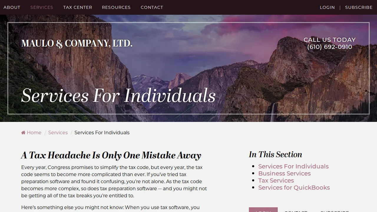 Maulo & Company, Ltd. page