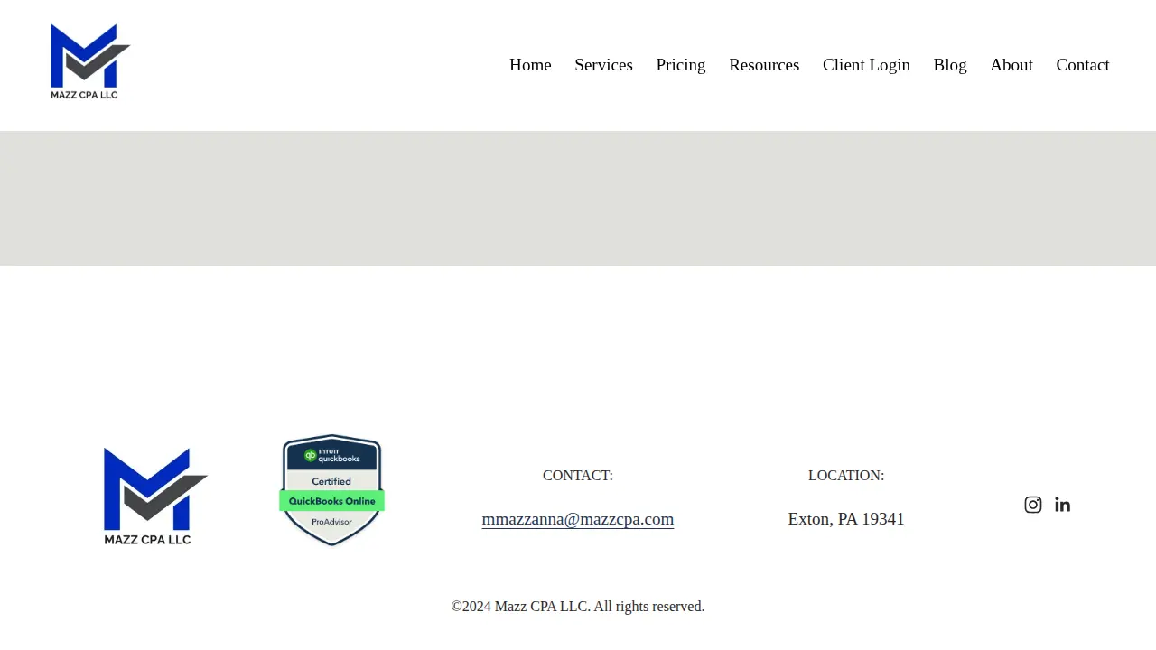 Mazz CPA PLLC page