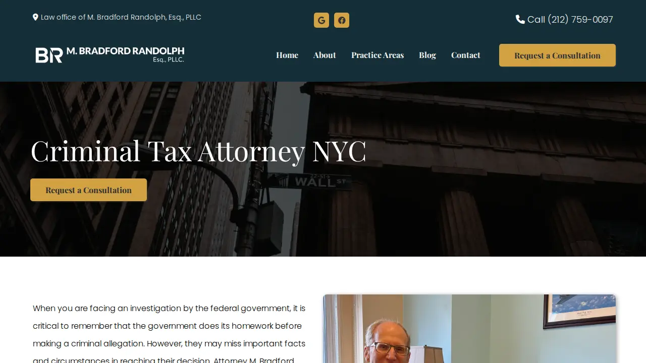 M. Bradford Randolph, Esq., PLLC page
