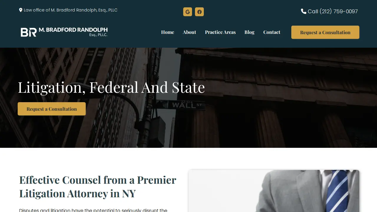 M. Bradford Randolph, Esq., PLLC page