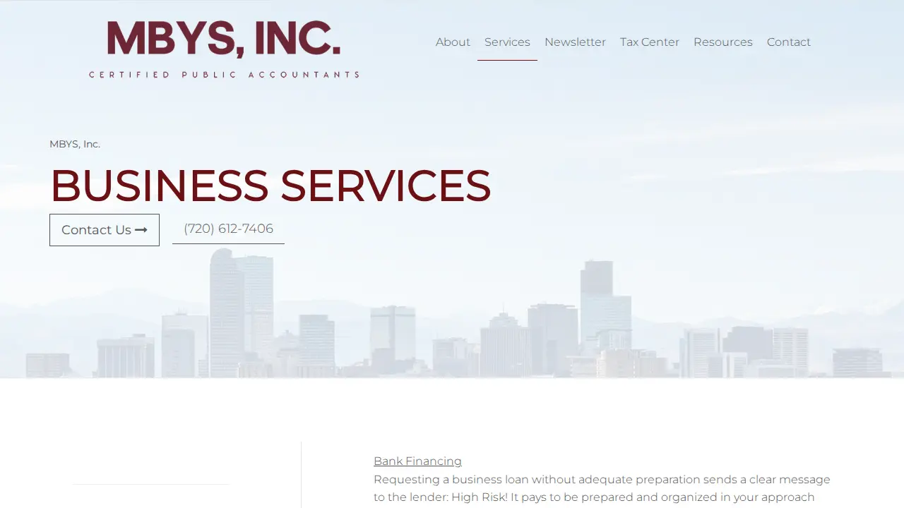 Martin Brown Yoder and Simon, Inc page