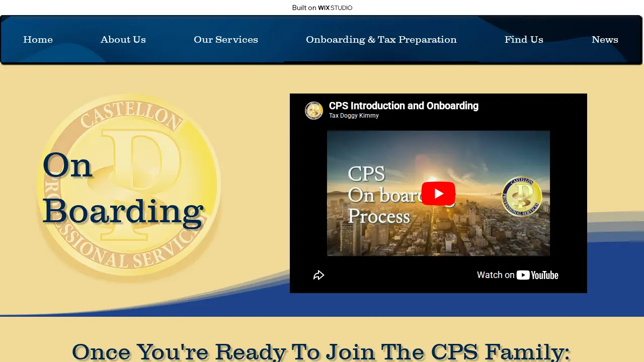 Castellon Professional Services PC page