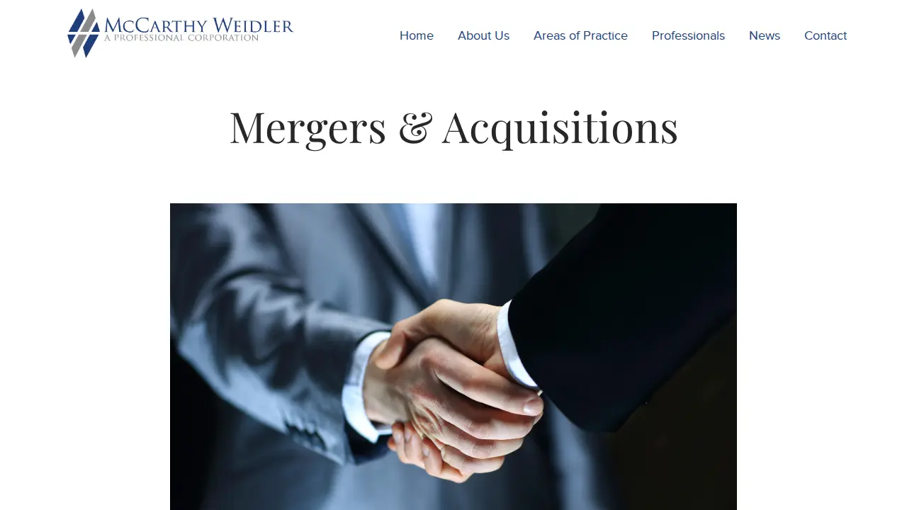 McCarthy Weidler P.C. page