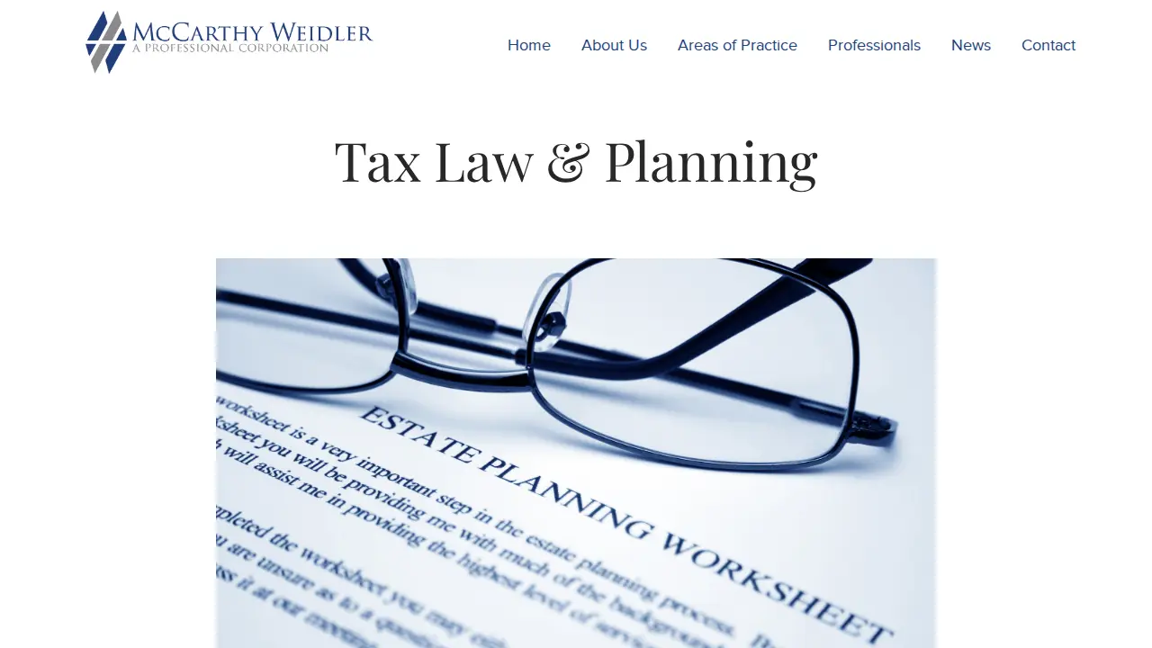 McCarthy Weidler P.C. page