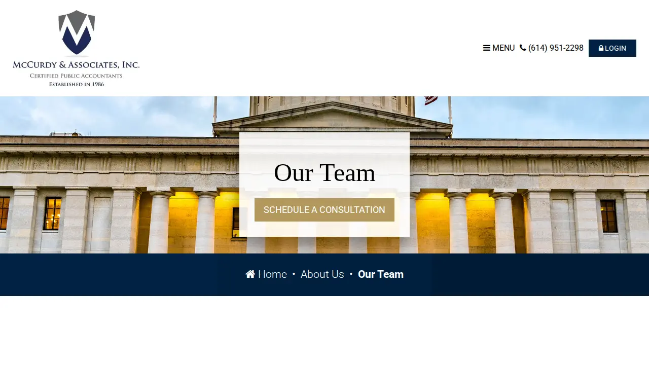 Mc Curdy & Associates Inc page