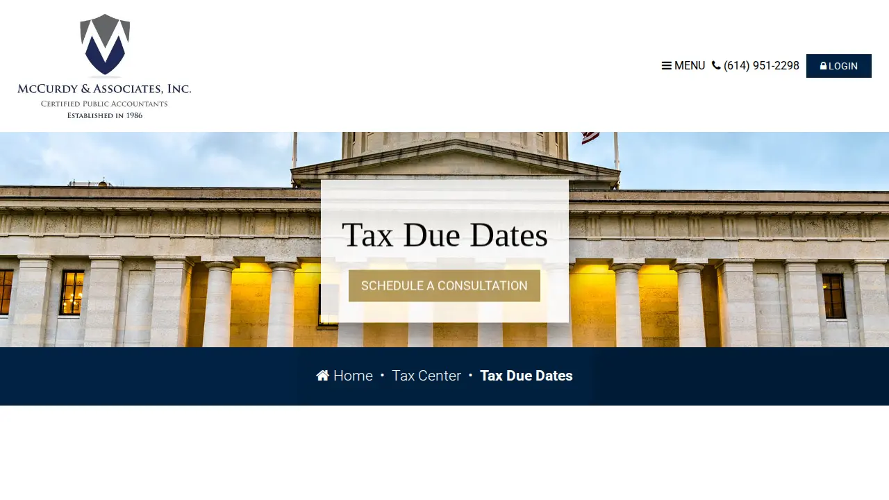 Mc Curdy & Associates Inc page