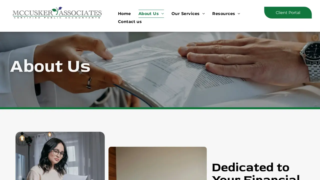 McCusker Associates page