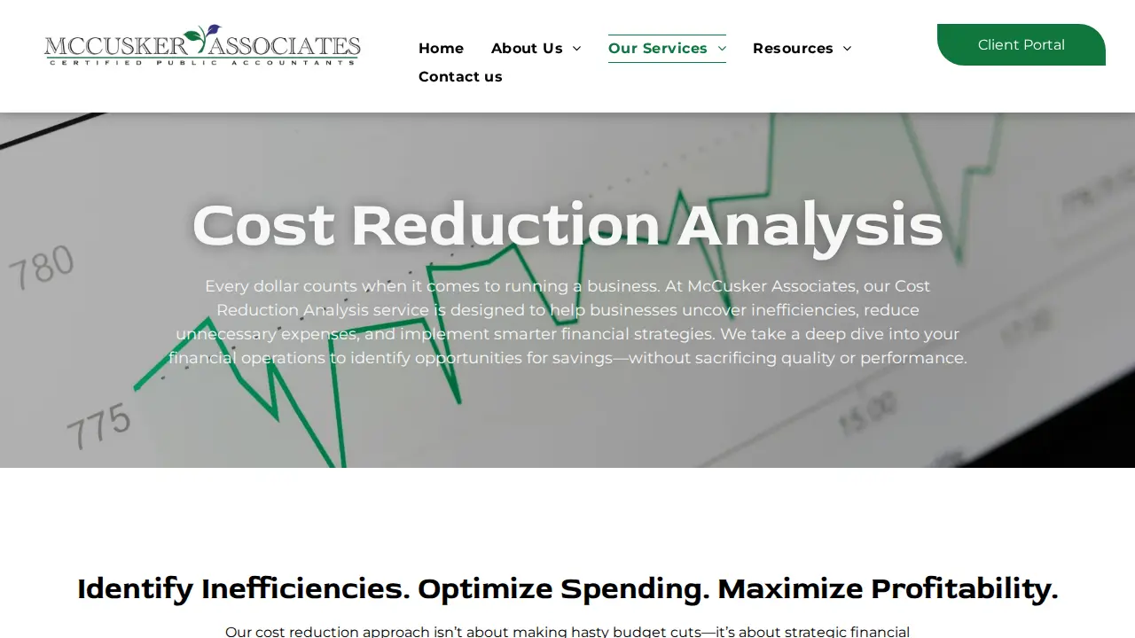 McCusker Associates page