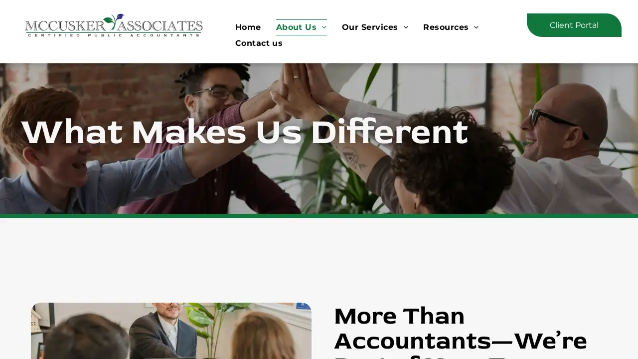 McCusker Associates page