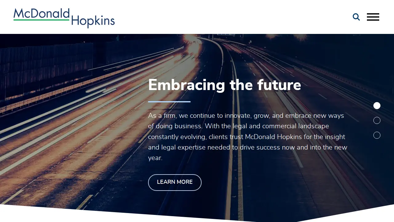 McDonald Hopkins LLC website