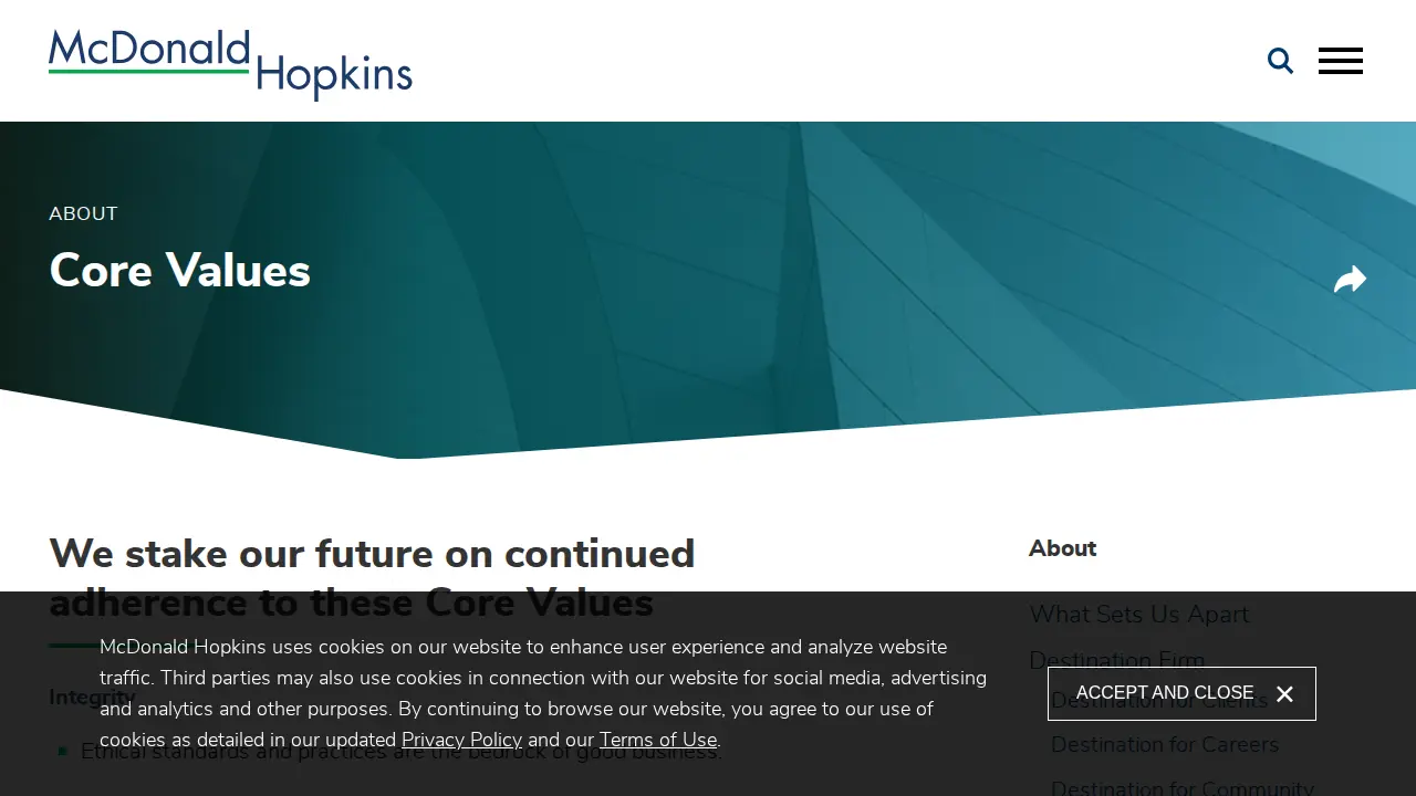 McDonald Hopkins LLC page