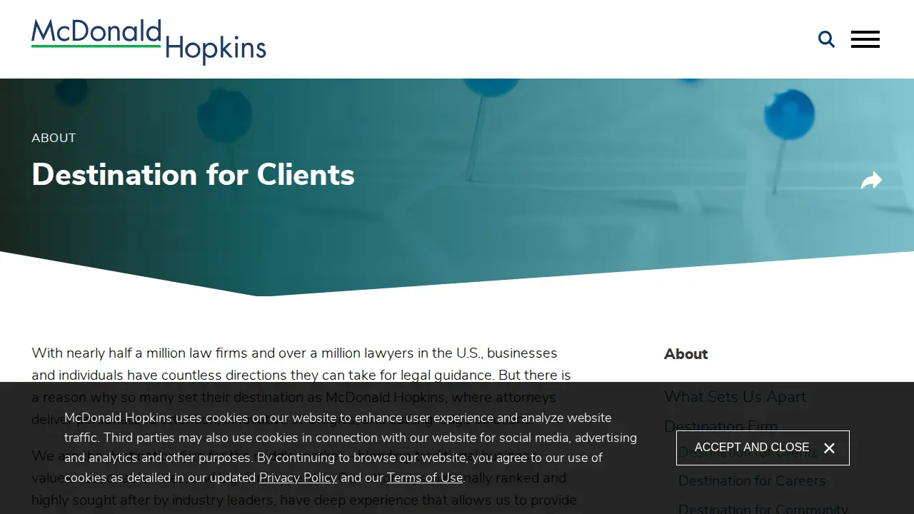 McDonald Hopkins LLC page