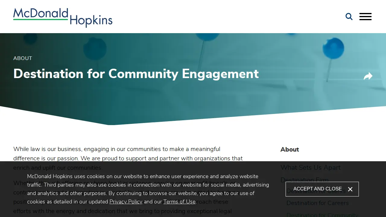 McDonald Hopkins LLC page