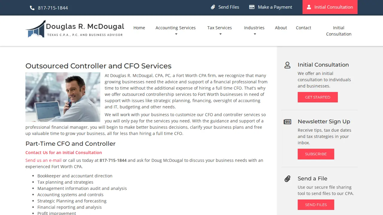 Fort Worth TX CPA Accounting Firm page