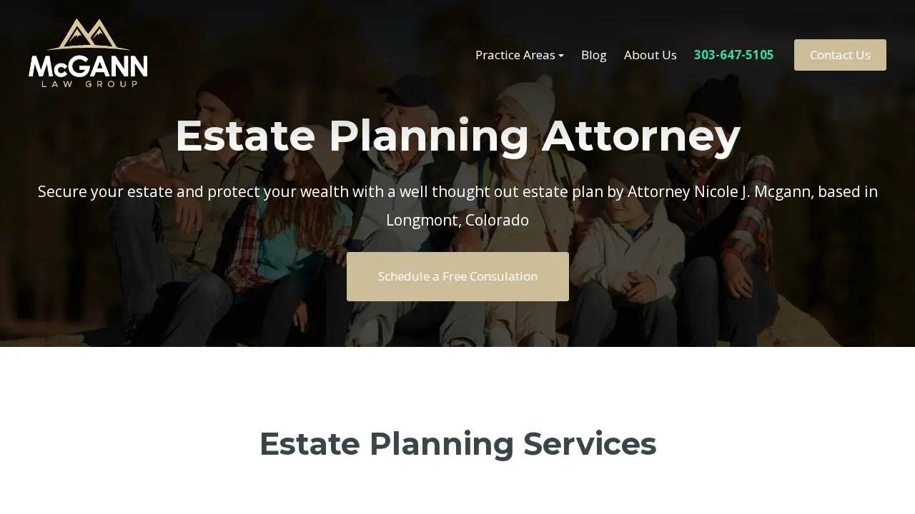McGann Law Group page