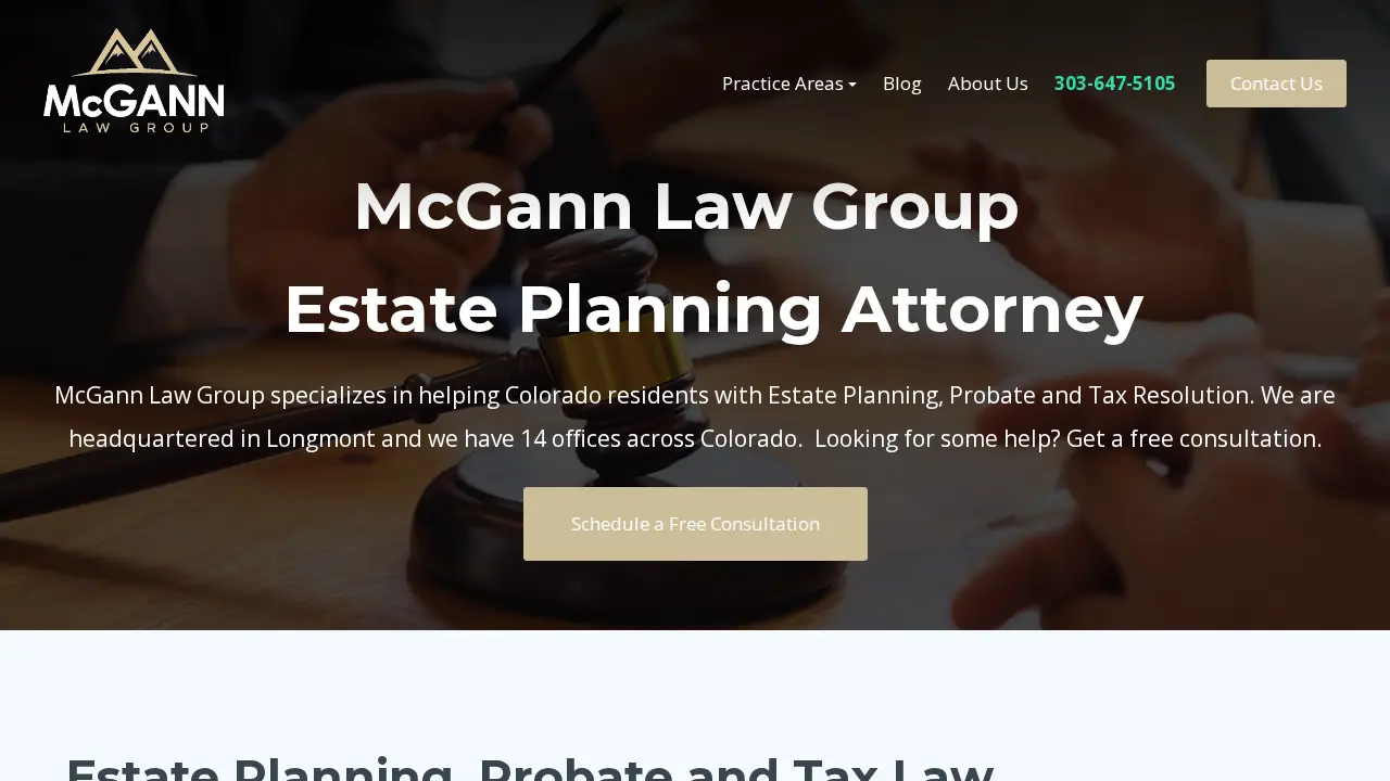 McGann Law Group page