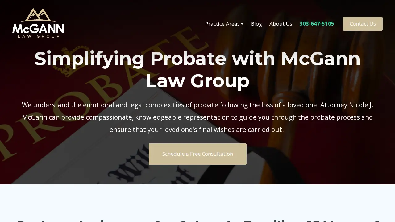 McGann Law Group page