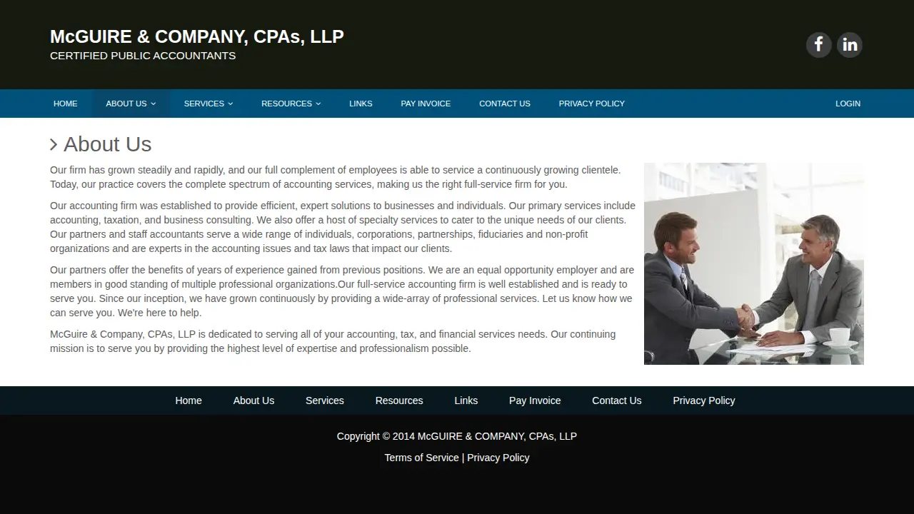Mc Guire & Company , CPAs, LLP page