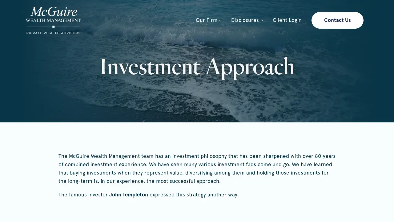 McGuire Wealth Management page