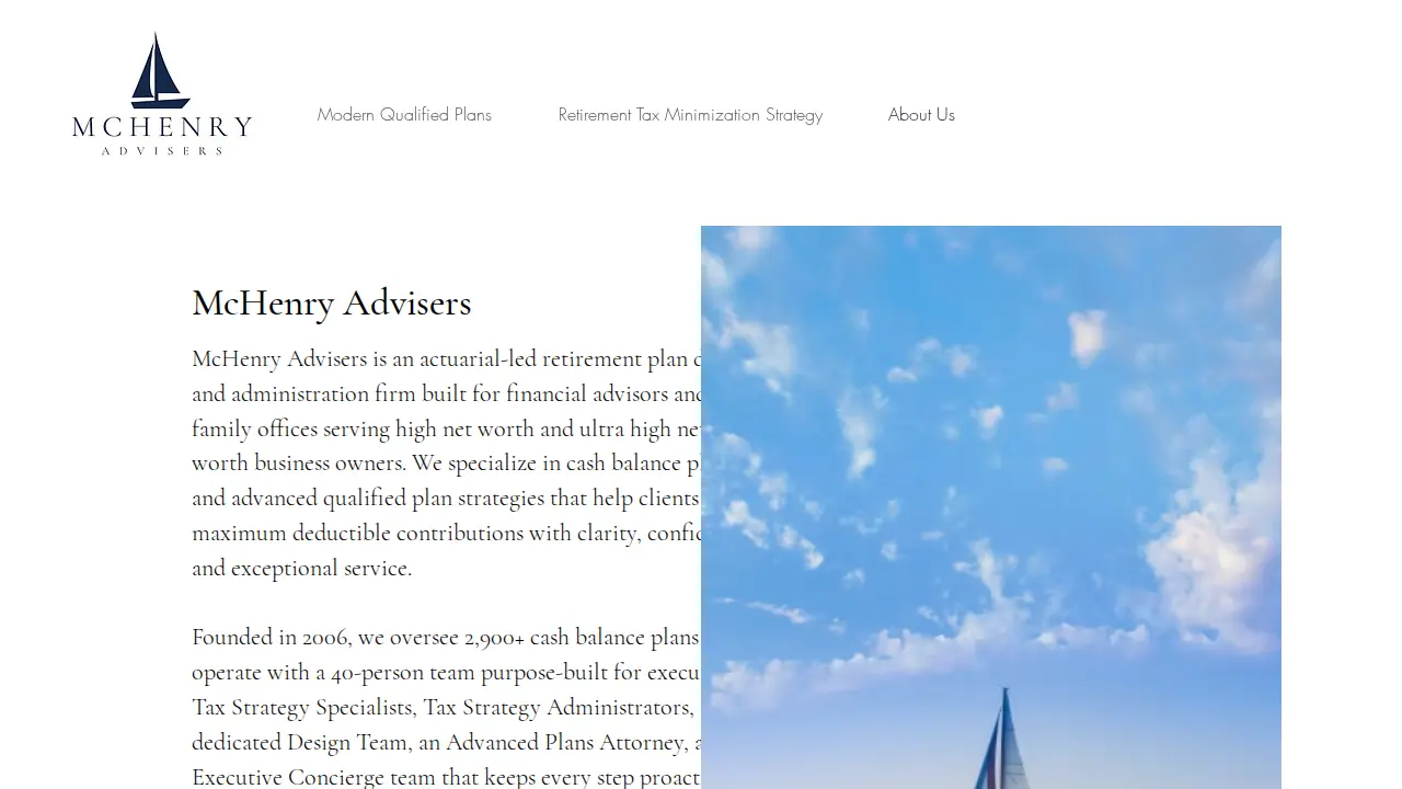 McHenry Advisers, Inc. page