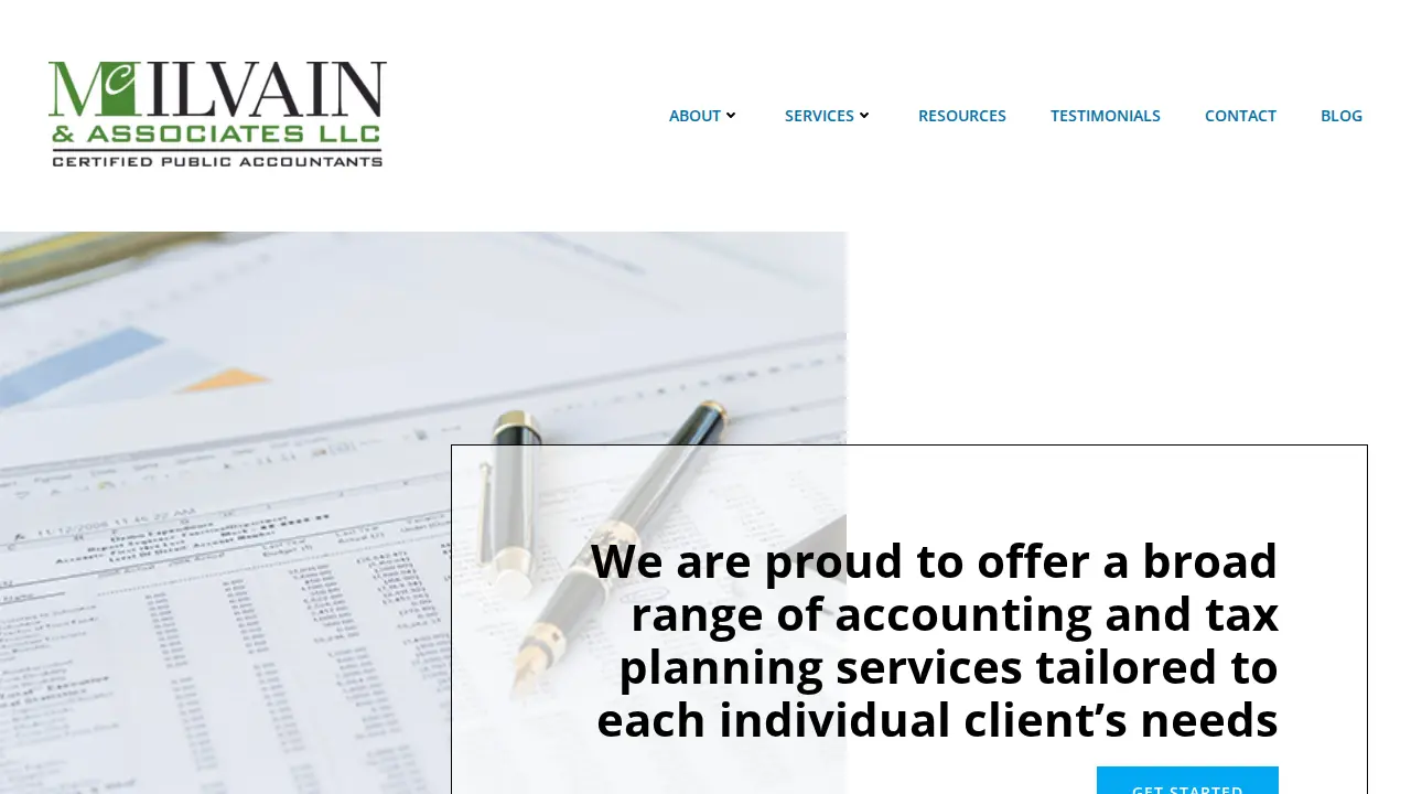 Mcilvain & Associates CPA's page