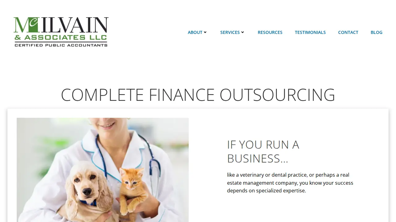 Mcilvain & Associates CPA's page