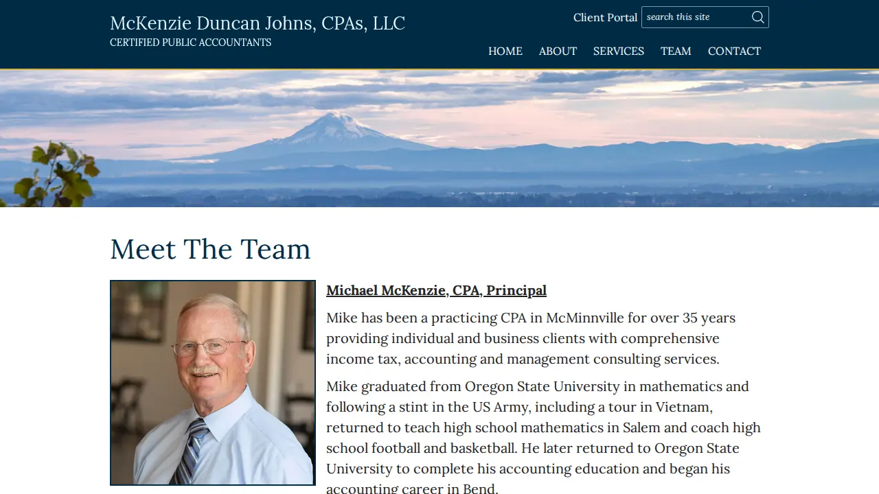McKenzie Duncan Johns CPAs, LLC page
