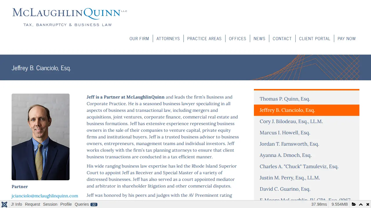 McLaughlinQuinn LLC page