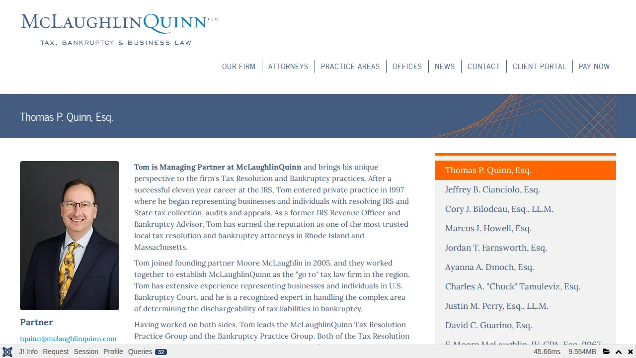 McLaughlinQuinn LLC page