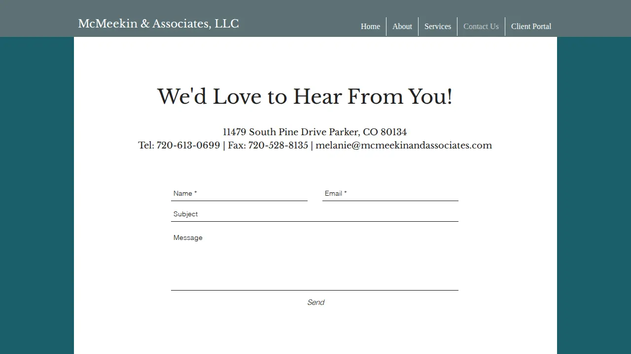 McMeekin & Associates, LLC page