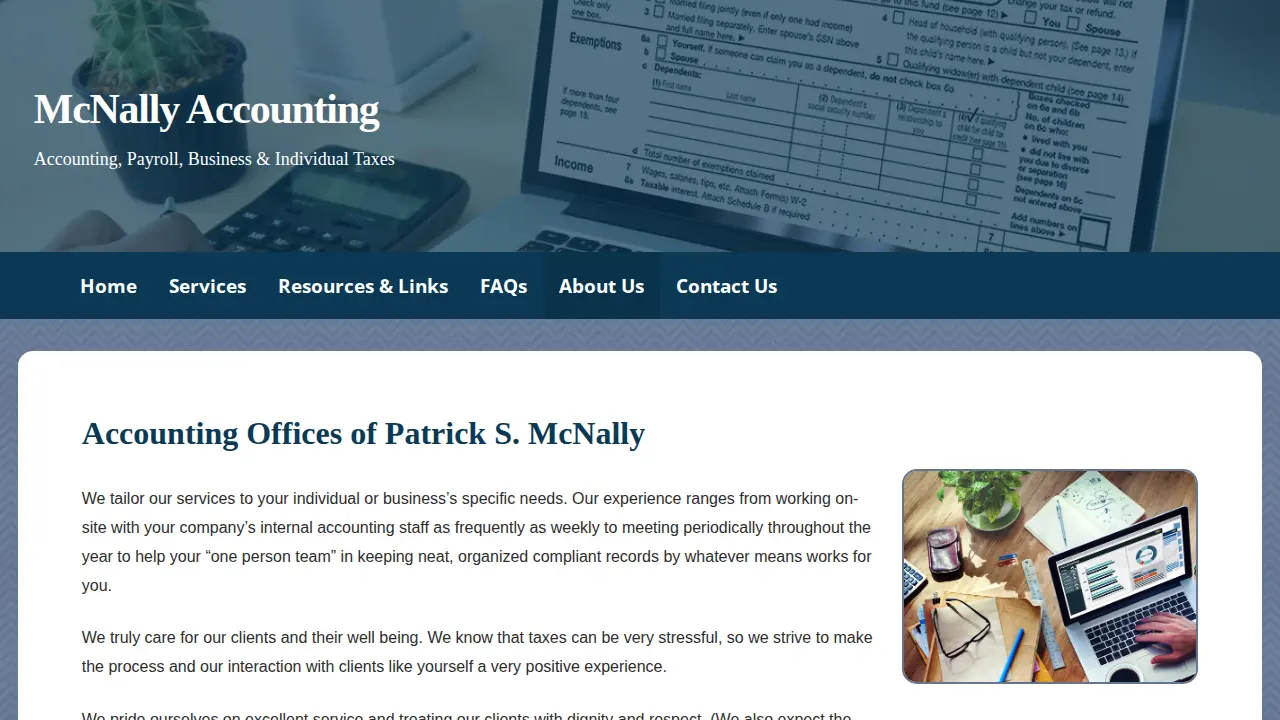 McNally Accounting, LLC page
