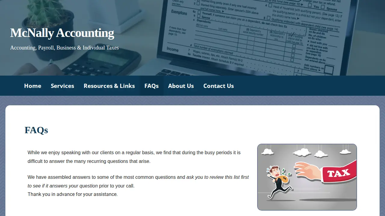 McNally Accounting, LLC page