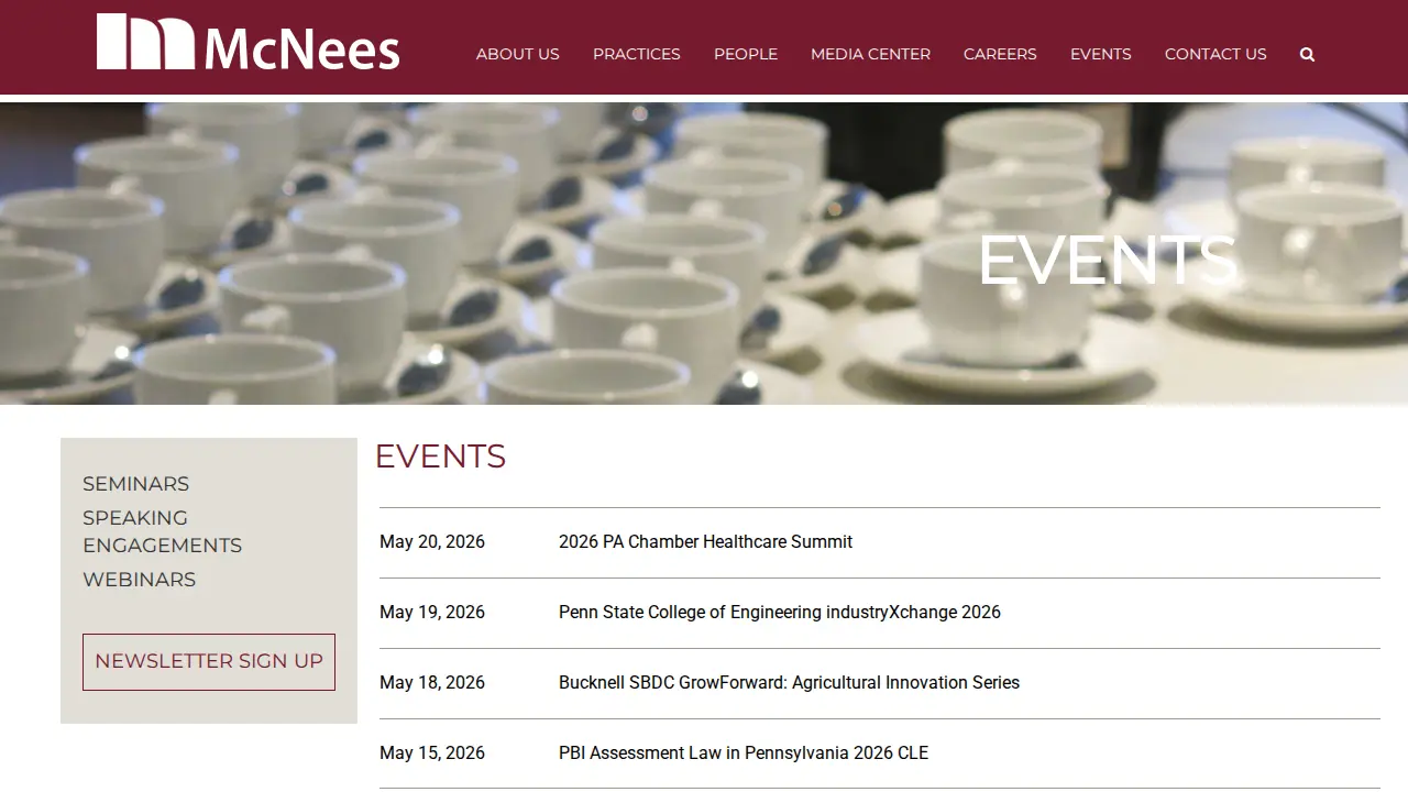 McNees Wallace & Nurick page