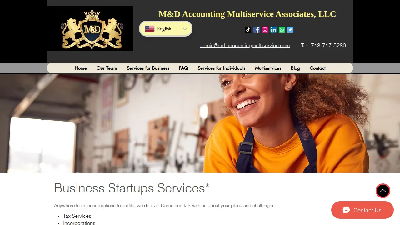 M&D Accounting Multiservice Associates, LLC page