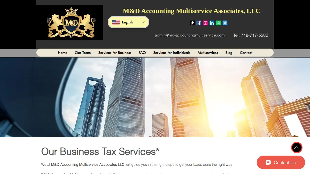 M&D Accounting Multiservice Associates, LLC page