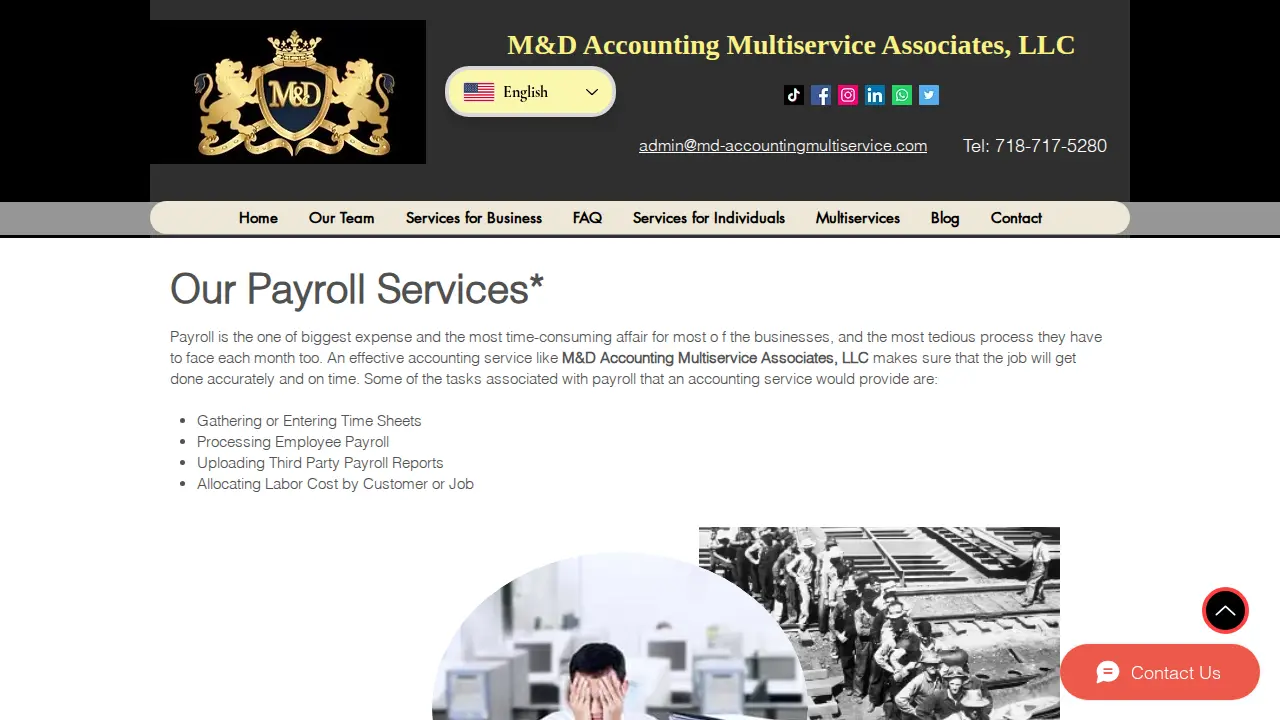 M&D Accounting Multiservice Associates, LLC page