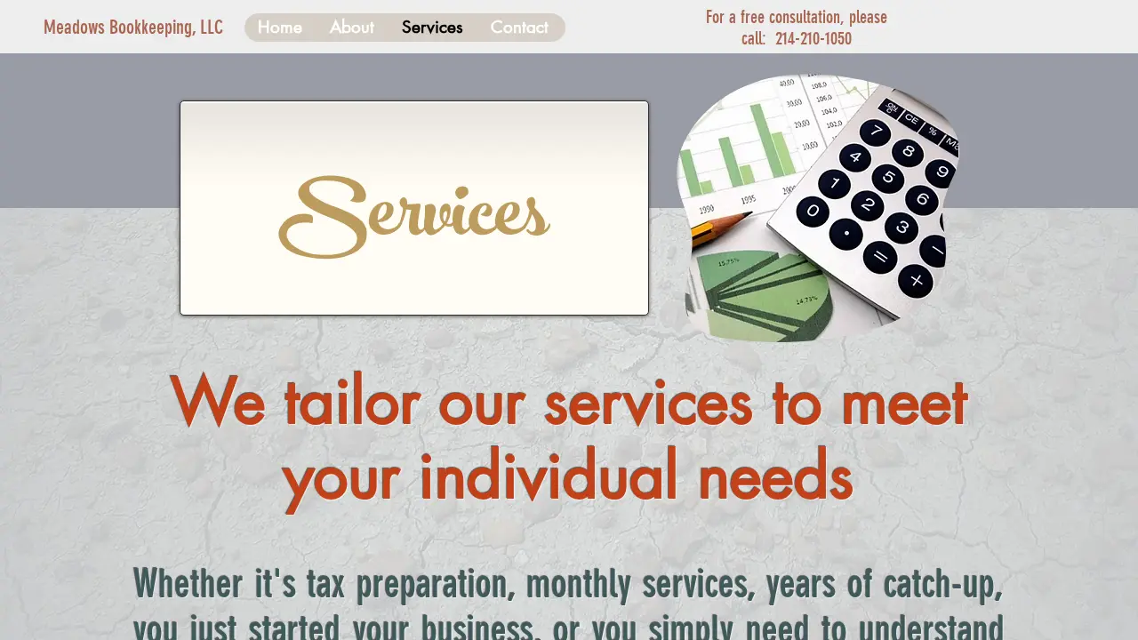 Meadows Bookkeeping, LLC page