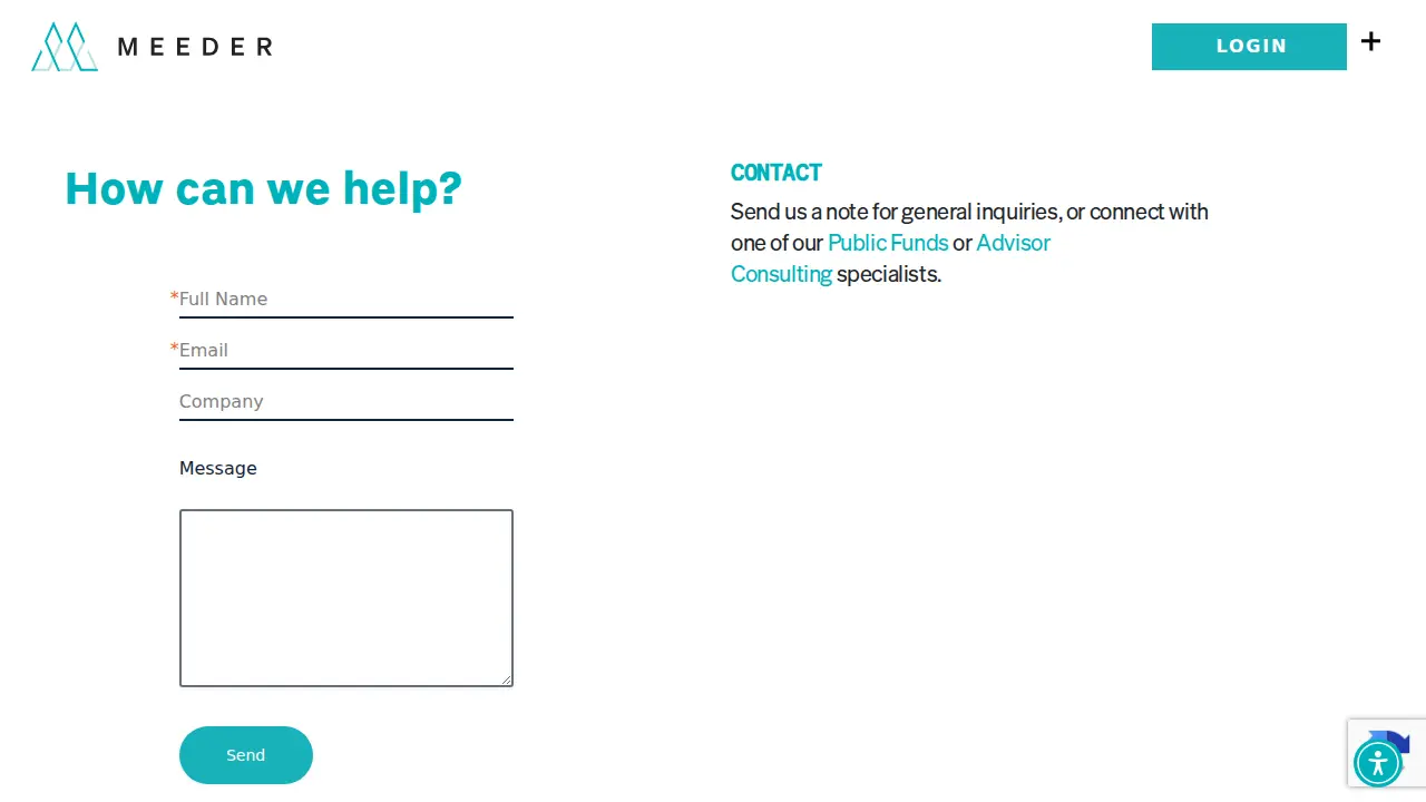 Meeder Investment Management page
