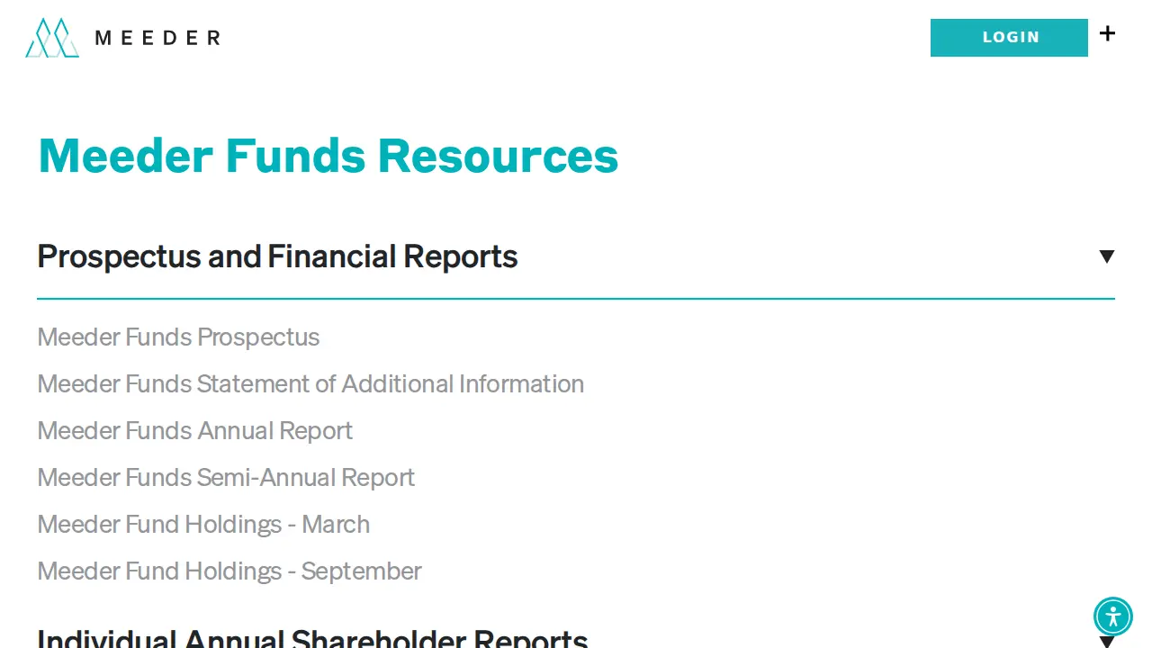 Meeder Investment Management page