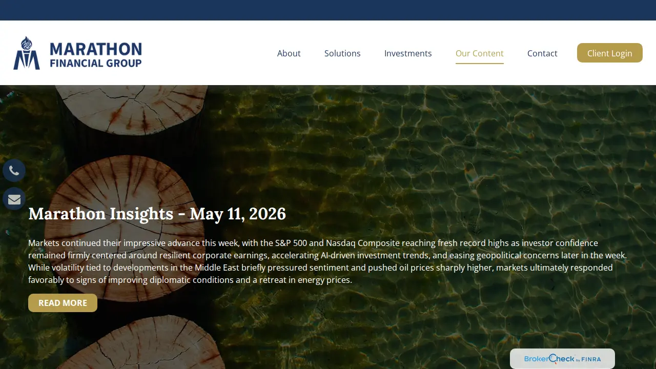 Marathon Financial Group page