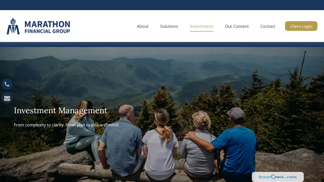 Marathon Financial Group page