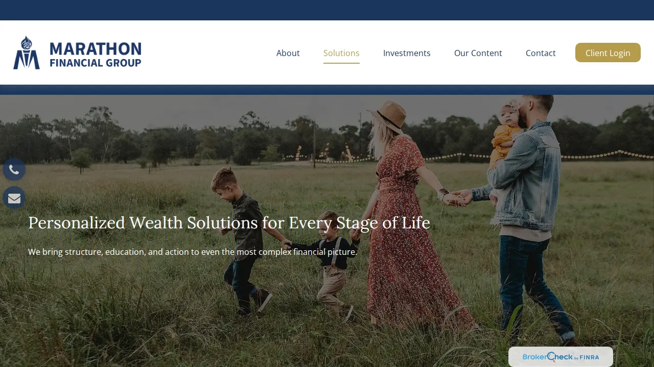 Marathon Financial Group page
