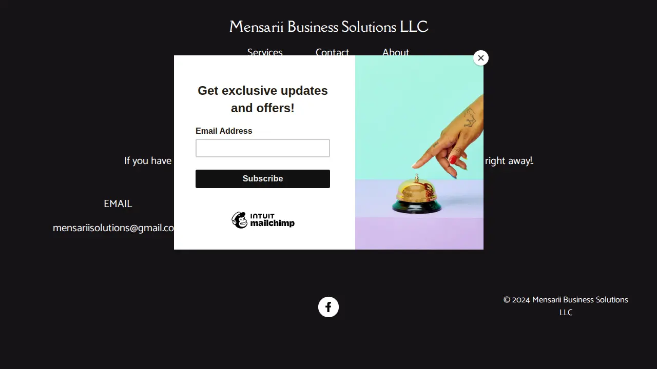 Mensarii Business Solutions LLC page