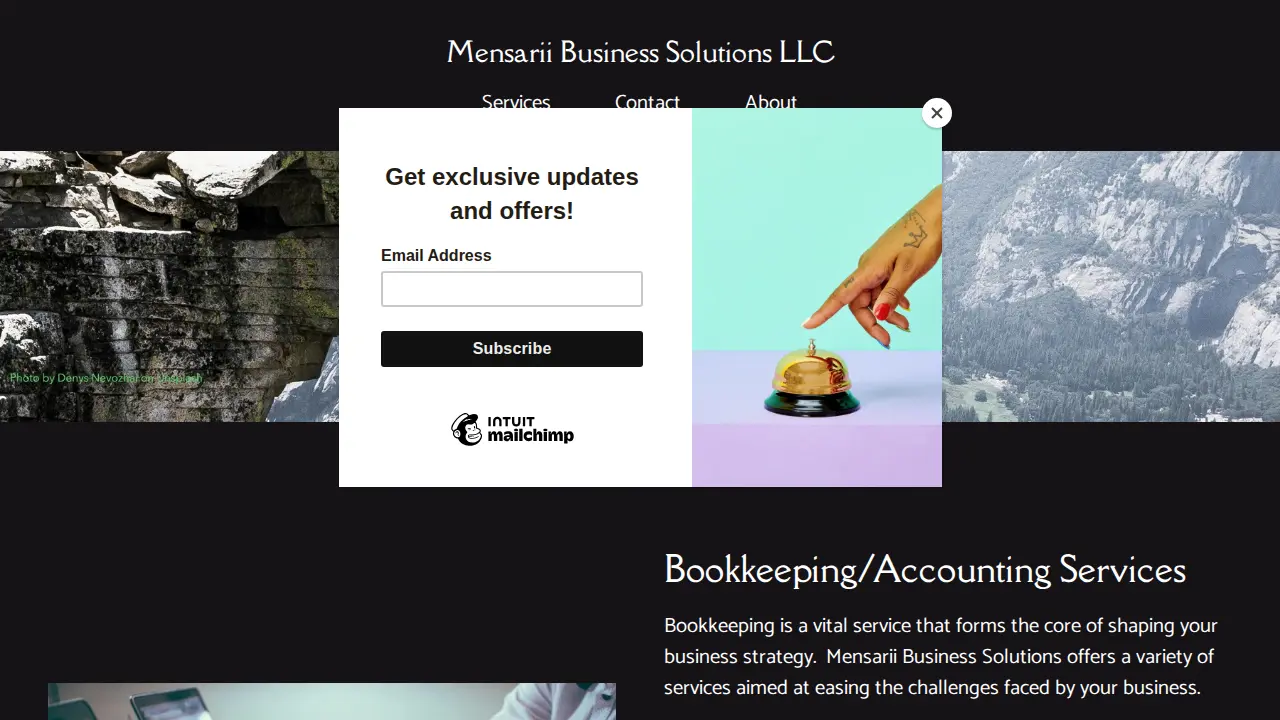 Mensarii Business Solutions LLC page