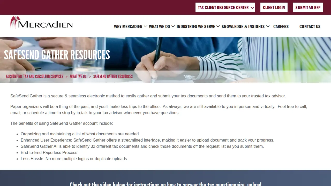 Mercadien page