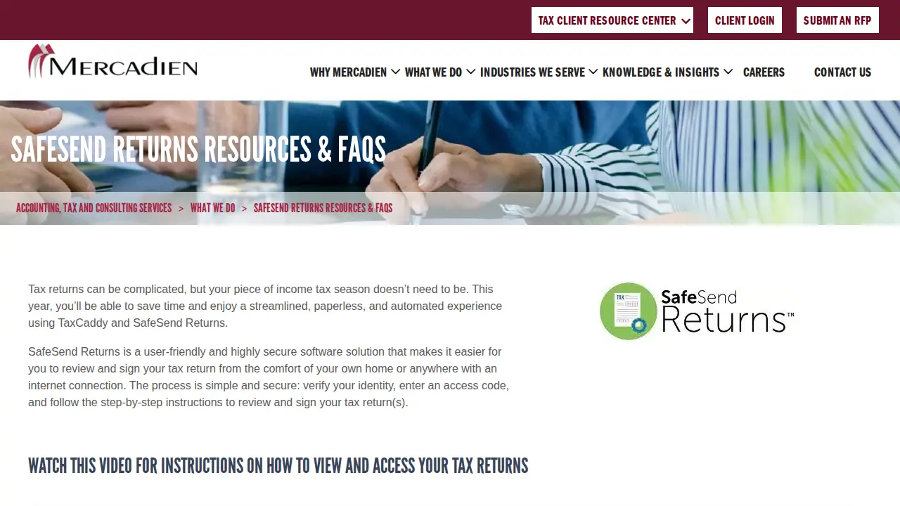 Mercadien page
