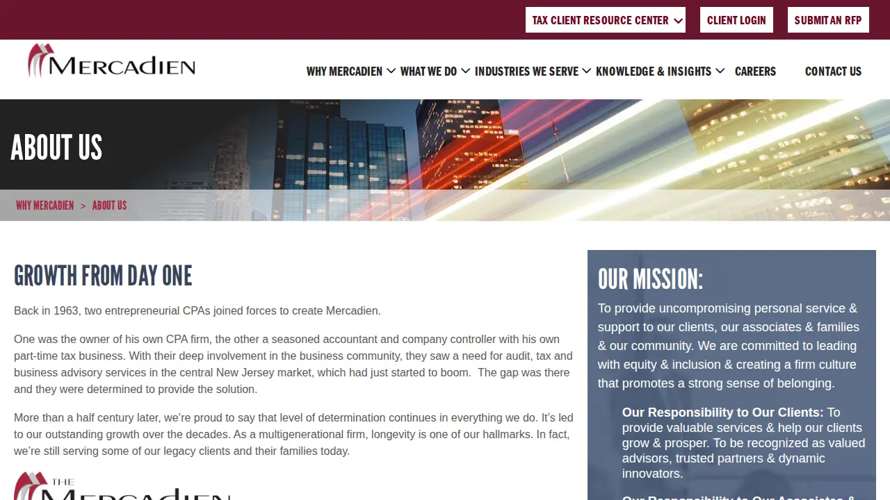 Mercadien page