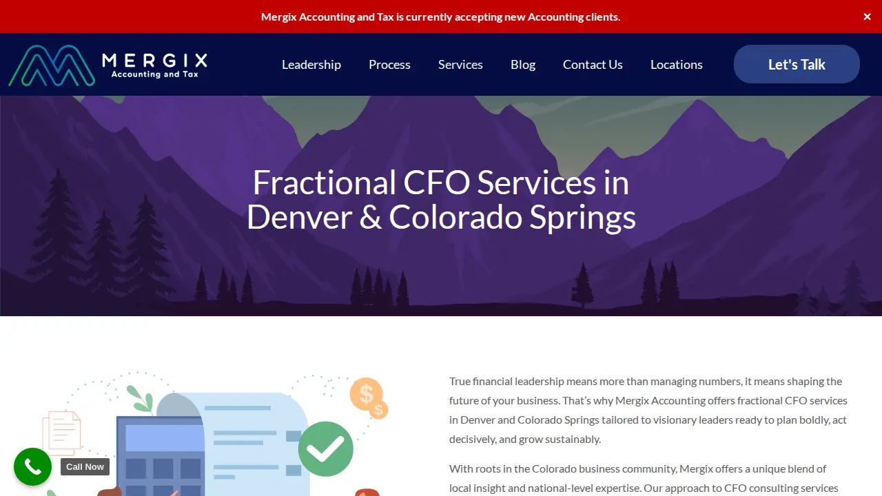 Mergix Accounting & Tax page