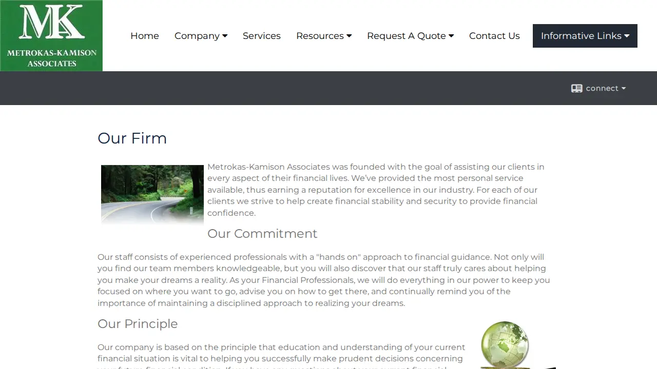 Metrokas Kamison Associates page